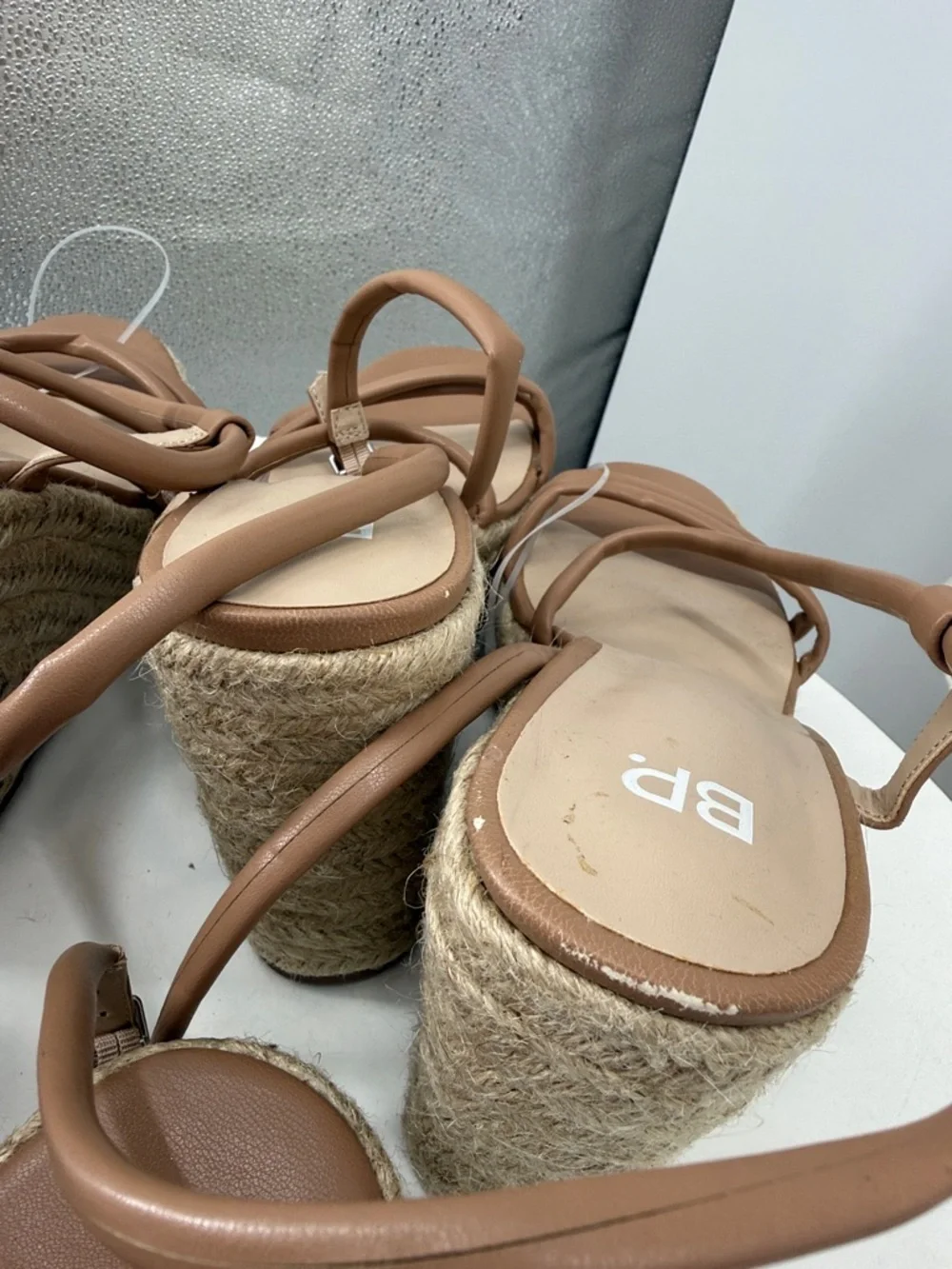 BP. Cohan Espadrille Platform Wedge Sandal Women's Tan Brown Summer Staple